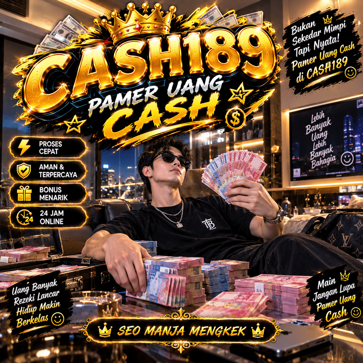 Banner CASH189 Cyber Blue